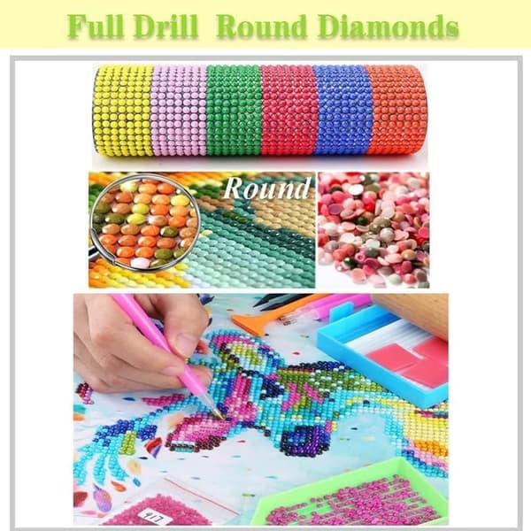 OBOSOE timanttimaalaus ja timanttimaalaus – 5D Full Drill DIY -seinätaidetta (30×40 cm), kirsikkadiskoteema