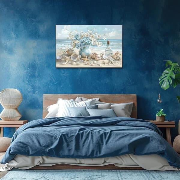 OBOSOE timanttimaalaus ja timanttimaalaus – 5D-täyspora tee-se-itse-seinäkoriste (30×40 cm), rantateema
