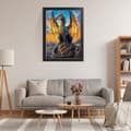Miniatyrbild 5 av 6: OBOSOE 5D Diamond Painting – Drakmotiv för Vuxna, Full Drill DIY Pärlbroderi (30x40 cm) – Fantasy Djurkonst till Väggdekoration