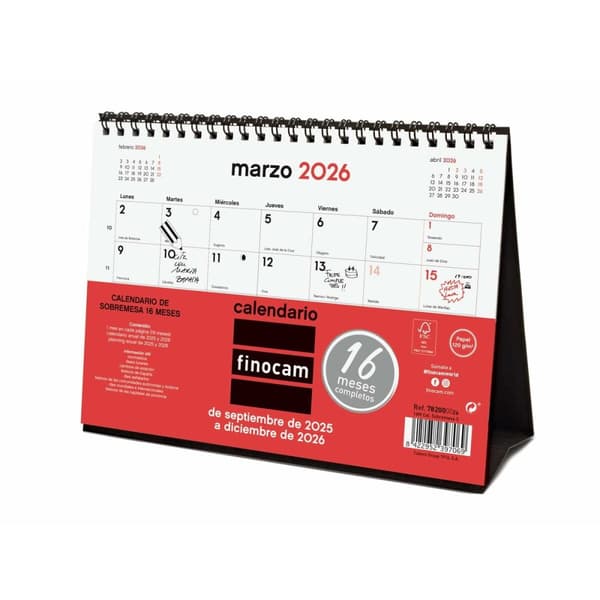 Skrivebordskalender Finocam