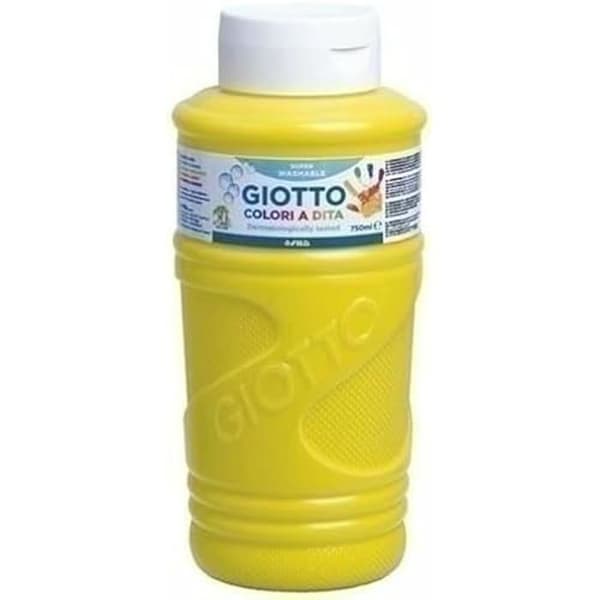 Fingerfärg - GIOTTO - Giotto - Gul - 6 enheter - Flerfärgad