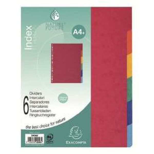 Erottimet Exacompta 2412E Kortit (12 osaa)