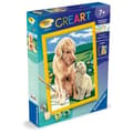 Miniatyrbillede 5 af 5: CreArt Kids 18x24cm Moderlig Kærlighed, Malesæt efter Tal, Kunstnummer, Alder 7+, 25827, Ravensburger