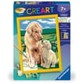 Miniatyrbillede 1 af 5: CreArt Kids 18x24cm Moderlig Kærlighed, Malesæt efter Tal, Kunstnummer, Alder 7+, 25827, Ravensburger