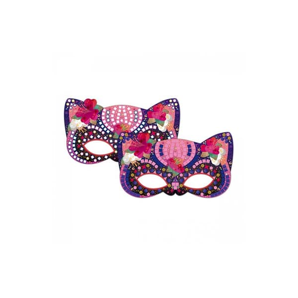 Kreativt kit - JANOD - Flerfärgade mosaikmasker - Kreativ fritid för baby