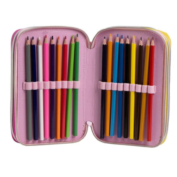 Penalhus med Tilbehør Barbie 41 x 58 x 3 cm