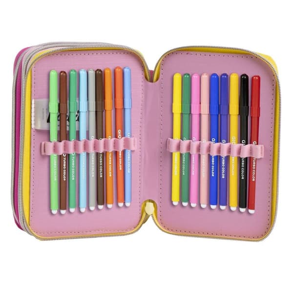 Penalhus med Tilbehør Barbie 41 x 58 x 3 cm