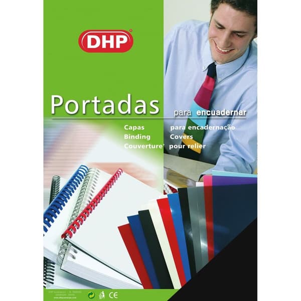 Bindande omslag DHP Svart A3 PVC 100 Delar