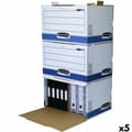 Miniatyrbild 4 av 11: Filbox Fellowes    Blå Vit 5 antal (33,5 x 55,7 x 38,9 cm)