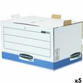 Miniatyrbild 9 av 11: Filbox Fellowes    Blå Vit 5 antal (33,5 x 55,7 x 38,9 cm)