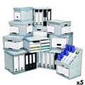 Pikkukuva 7 / 11: Tiedostolaatikko Fellowes    Sininen Valkoinen 5 osaa (33,5 x 55,7 x 38,9 cm)