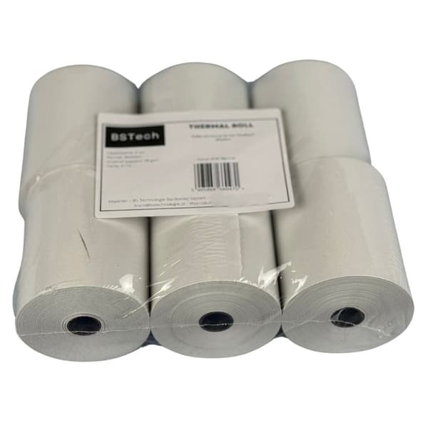 Lämpöpaperirulla Papier do kas fiskalnych 80x60m Valkoinen