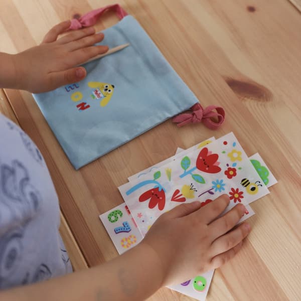 WOOPIE ART&FUN DIY KREATIV TASKE DEKORATIONSSÆT – BØRNENAVN