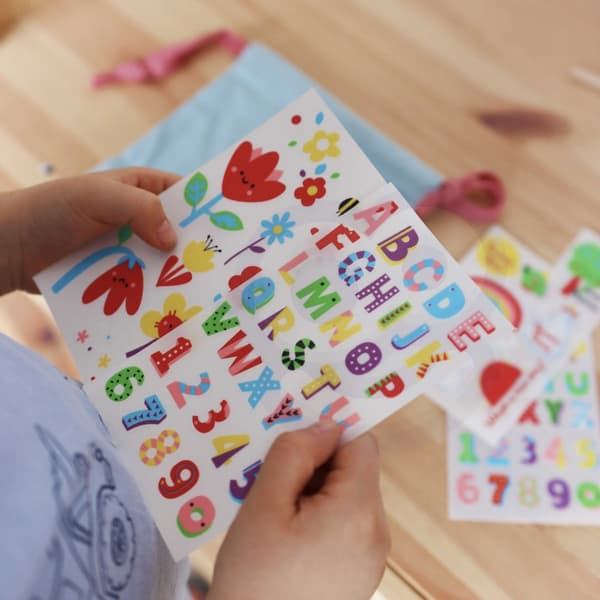 WOOPIE ART&FUN DIY KREATIV TASKE DEKORATIONSSÆT – BØRNENAVN