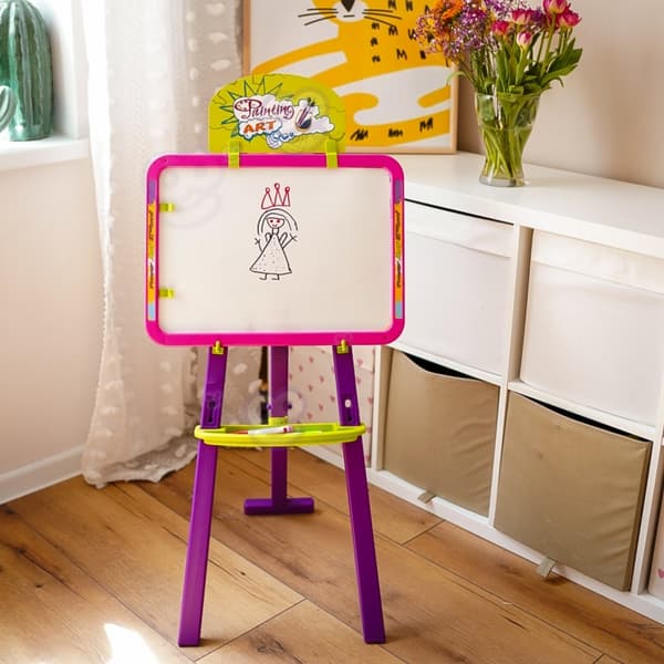 WOOPIE 3-i-1 magnetisk whiteboard med lysmaling