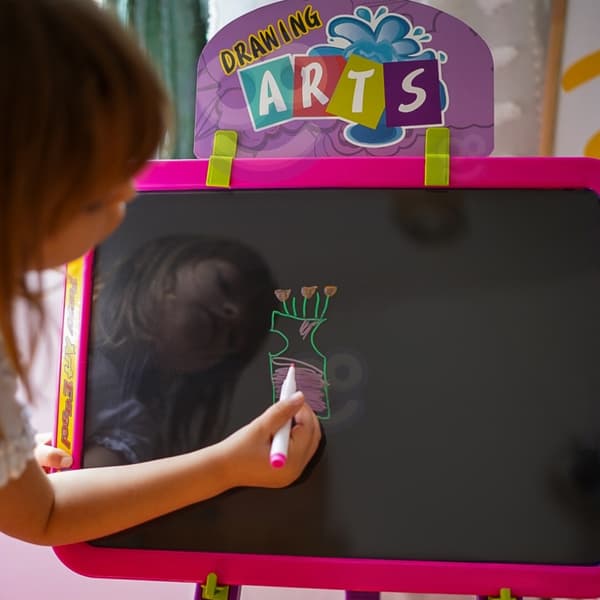 WOOPIE 3-i-1 magnetisk whiteboard med lysmaling