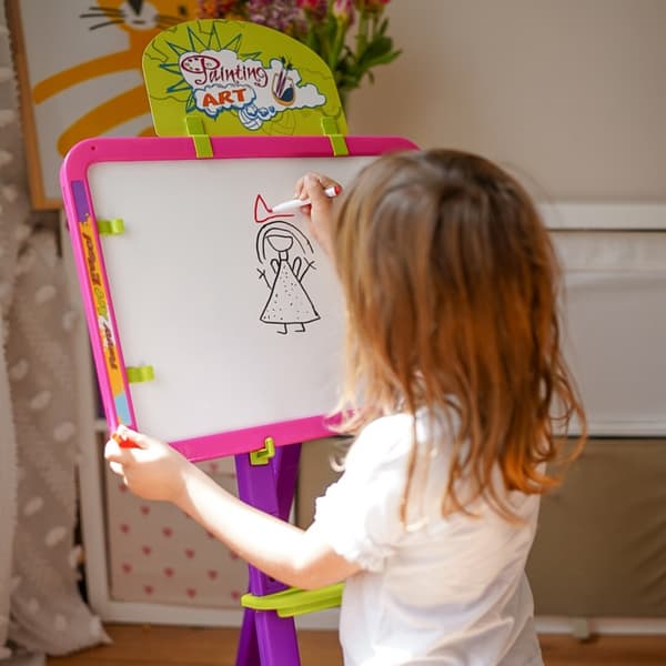 WOOPIE 3-i-1 magnetisk whiteboard med lysmaling