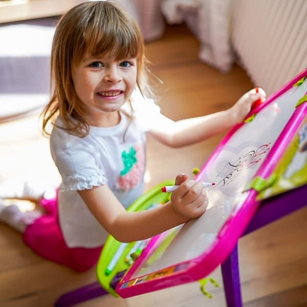 WOOPIE 3-i-1 magnetisk whiteboard med lysmaling