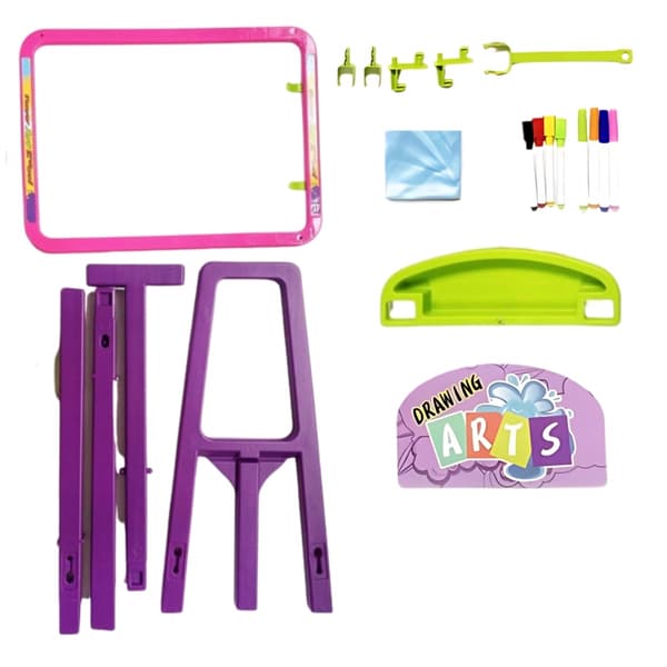WOOPIE 3-i-1 magnetisk whiteboard med lysmaling