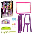 Miniatyrbillede 1 af 9: WOOPIE 3-i-1 magnetisk whiteboard med lysmaling