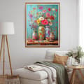 Miniatyrbild 2 av 7: Bomclap 5D Flower Diamond Painting – Blommor DIY Diamanttavla Full Borr 30×40cm