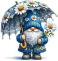 Miniatyrbillede 1 af 7: Bomclap 5D Gnome Diamond Painting Daisy - DIY Diamant Maleri Rund Drill 30×30cm