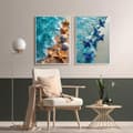 Miniatyrbild 2 av 6: Bomclap Diamond Painting 2-pack – 5D Diamantmålning för Vuxna Strandmotiv (30x40 cm)