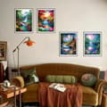 Pikkukuva 7 / 8: Bomclap Diamond Painting 4 kpl – 5D timanttimaalaus täyspora maisema (30x40 cm)