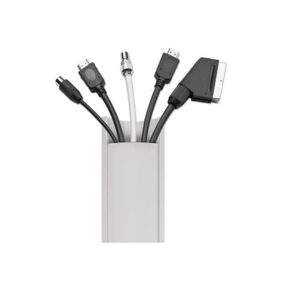 Kabelholder MacLean MCTV-575 Hvid Plastik