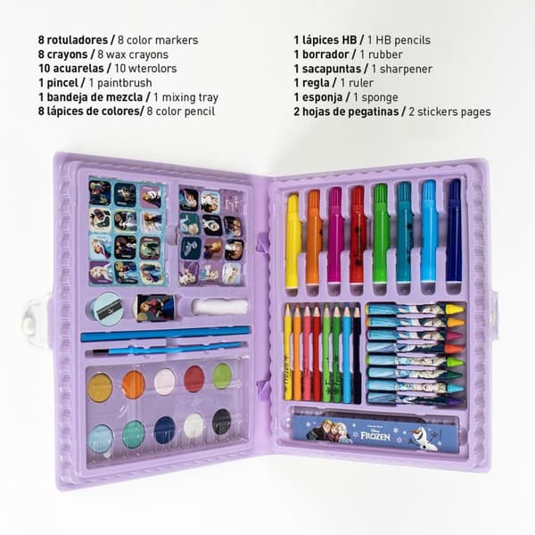 Ritningsset Frozen 41 x 58 x 3 cm 52 Delar
