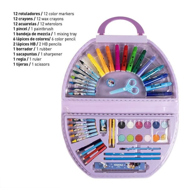 Ritningsset Frozen 41 x 58 x 3 cm 50 Delar