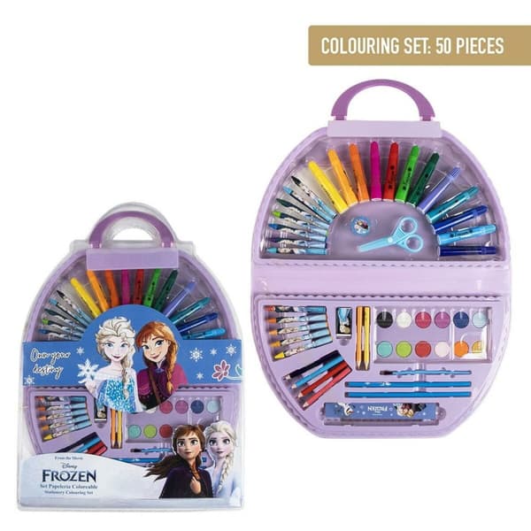 Ritningsset Frozen 41 x 58 x 3 cm 50 Delar