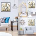 Miniatyrbild 2 av 7: Bomclap Trädgårds-Tomte Diamond Art 30x30 cm – 5D Diamanttavla DIY