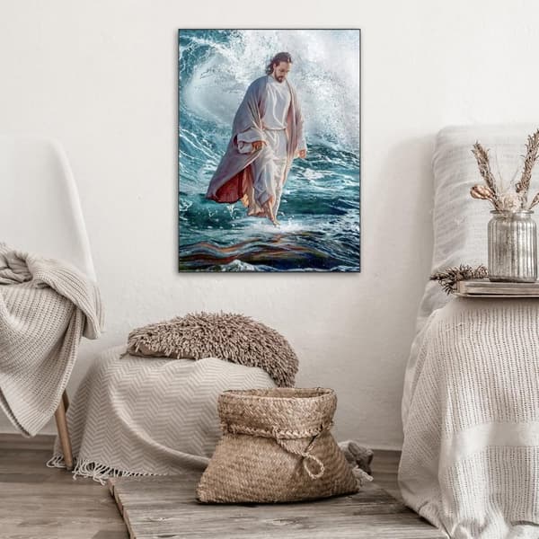 Bomclap Jesus Diamond Art 30x40 cm – 5D uskonnollinen timanttiliitutaulu aikuisille