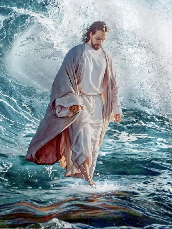 Bomclap Jesus Diamond Art 30x40 cm – 5D uskonnollinen timanttiliitutaulu aikuisille