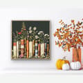 Miniatyrbild 2 av 7: Bomclap 5D Bok & Blommor Diamantmålning Diamond Art Kit för Vuxna, 30x30cm