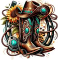 Miniatyrbild 1 av 7: Bomclap 5D Västern Cowboy Diamantmålning Diamond Art Kit, 30x30cm