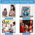 Miniatyrbillede 5 af 6: Bomclap Delfiner Diamond Art Kit Diamantmaleri for voksne Begyndere Fuld Drill 30x40cm