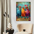 Miniatyrbild 4 av 7: Bomclap Kyckling Diamond Art Kit Diamantmålning för Vuxna Väggdekor 30x40cm