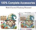 Pikkukuva 2 / 7: Bomclap Santa Succulent Diamond Painting Diamond Art Kit aikuisille 35x35cm