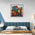 Miniatyrbild 4 av 7: Bomclap Hus Diamantmålning Diamond Art Kit för Vuxna Drömhus 35x35cm