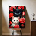 Miniatyrbillede 3 af 7: Bomclap Cat Diamond Painting Kit til voksne – Fuld boremaskine med runde 5D-diamanter