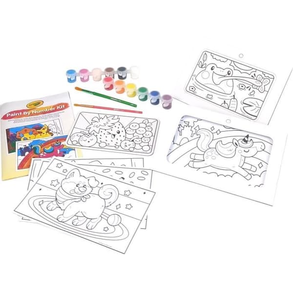 CRAYOLA Måla efter nummer-kit - 6 målarmallar - Från 5 år