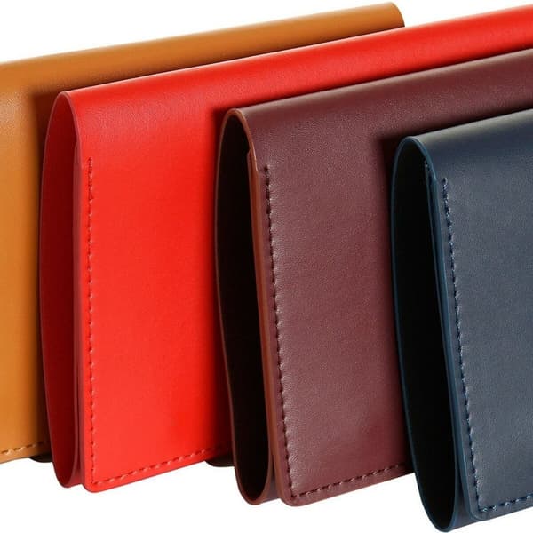 Kabelorganiserare DKD Home Decor Svart Multicolour Kamel Polyuretan 29 x 1 x 14 cm (4 antal)