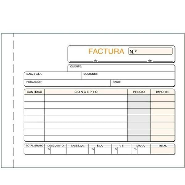 Fakturacheckbok 15 x 10,5 cm (5 antal)