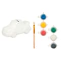 Miniatyrbillede 2 af 2: Mal din egen pengeboks Pincello BS2124 Hvid 14,5 x 7,2 x 9,4 cm Bil (12 enheder)