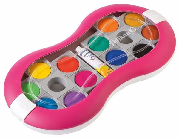 Pelikan 724617 Space Paint Set Paint Box Magenta Starter Kit.