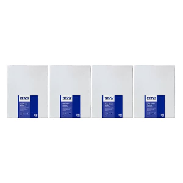 Akvarellpapper Epson GF Papel Artístico Cold Press Bright