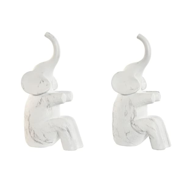 Könyvtámasz Home ESPRIT Harts Elefant 14,5 x 9 x 29,5 cm