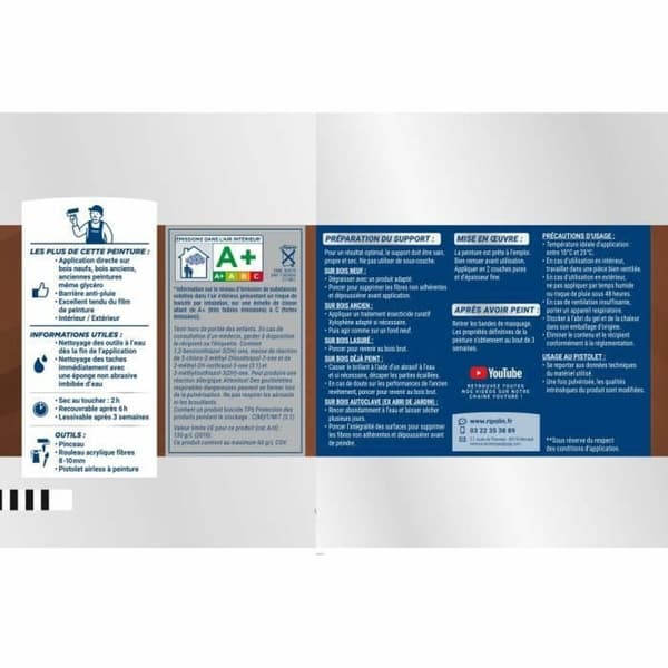 Akrylmaling Ripolin Hvid 2,5 L Akryl